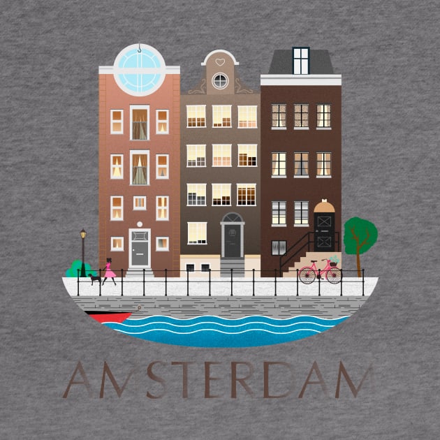 AMSTERDAM poster by Dennson Creative